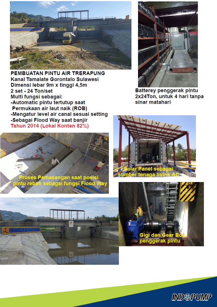 Pintu Air Solar Hybrid Gorontalo