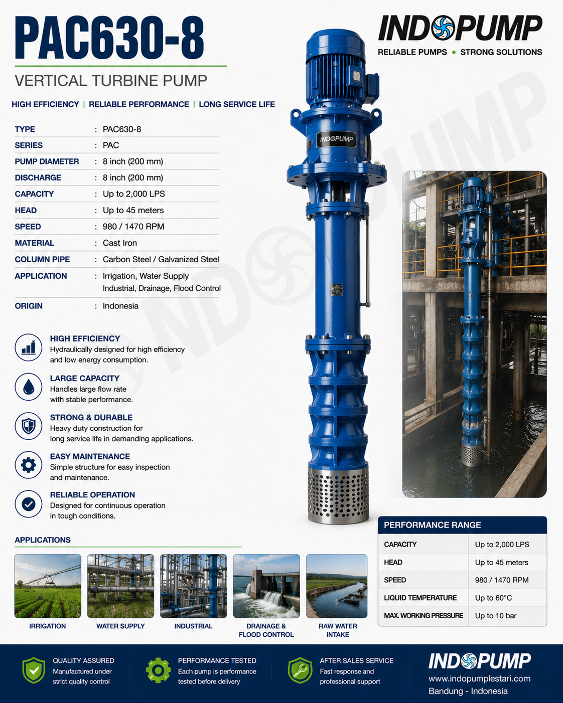 PAC 630 -8 - Caprari - Motor & Penggerak Listrik